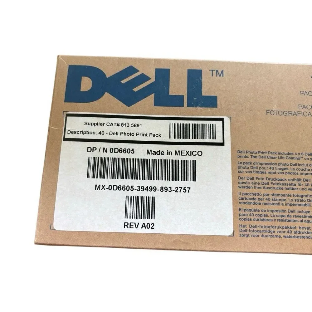 Dell Photo Print Pack D6605 *New*